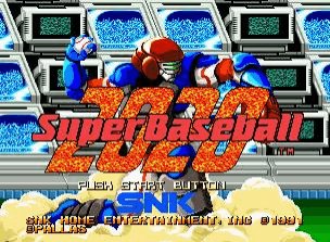 2020 Super Baseball screenshot 4 for Neo Geo CD